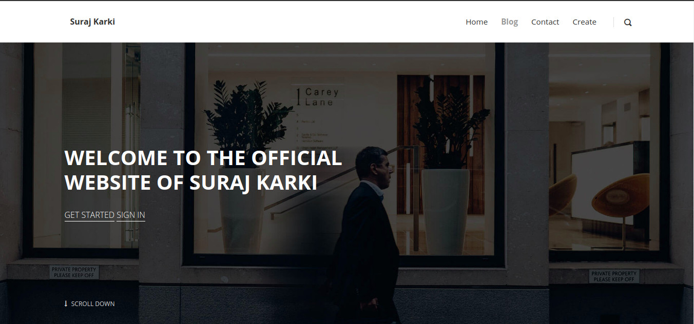 Blogging Site